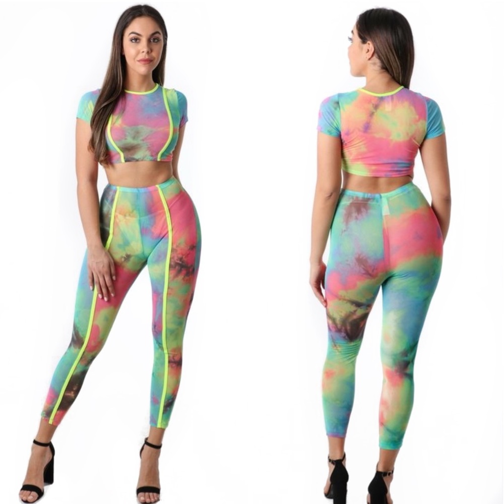 Sheer Tie Dye Set